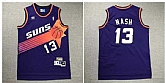 Suns 13 Steve Nash Purple Hardwood Classics Jersey,baseball caps,new era cap wholesale,wholesale hats